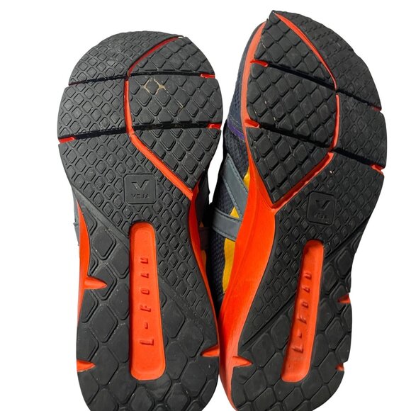 Veja Condor 2 Mens Running Shoes Size 9 Black & Red Mesh Lace-Up Sneakers - Picture 4 of 5